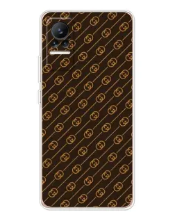 Чохол для Xiaomi Civi з картинкою «Gucci — золоті діагоналі»