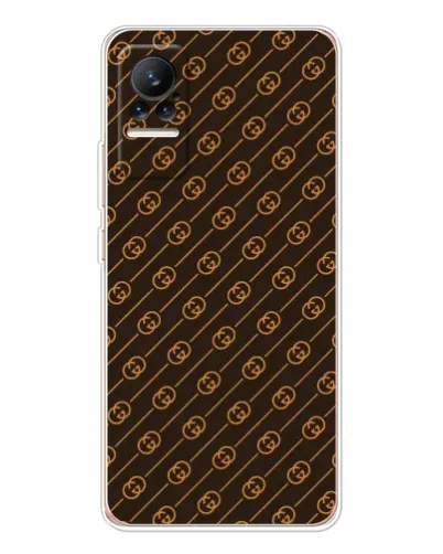Чохол для Xiaomi Civi з картинкою «Gucci — золоті діагоналі»
