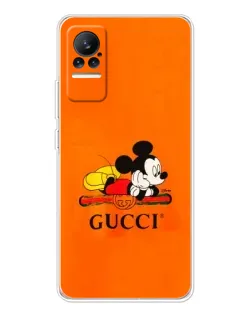Чохол для Xiaomi Civi з картинкою «Міккі Маус Gucci — помаранч»