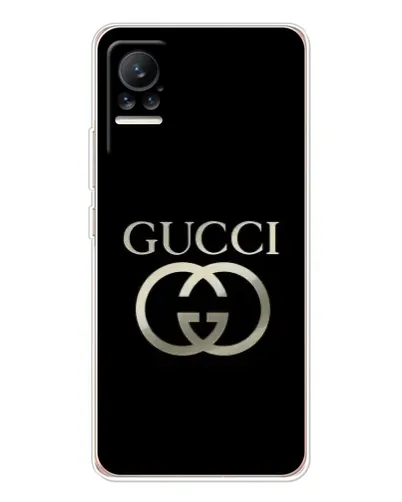 Чехол для Xiaomi Civi с картинкой «Gucci — золото на черном» Чехол для Xiaomi Civi с картинкой «Gucci — золото на черном»