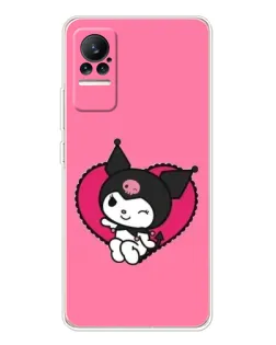 Чохол для Xiaomi Civi з картинкою «Kuromi — любов у серці» Чохол для Xiaomi Civi з картинкою «Kuromi — любов у серці»
