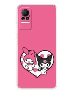 Чохол для Xiaomi Civi з картинкою «Kuromi та My Melody» Чохол для Xiaomi Civi з картинкою «Kuromi та My Melody»