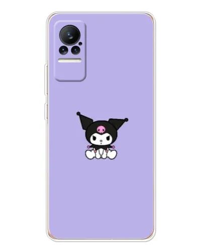Чохол для Xiaomi Civi з картинкою «Kuromi — фіолетовий мінімалізм»