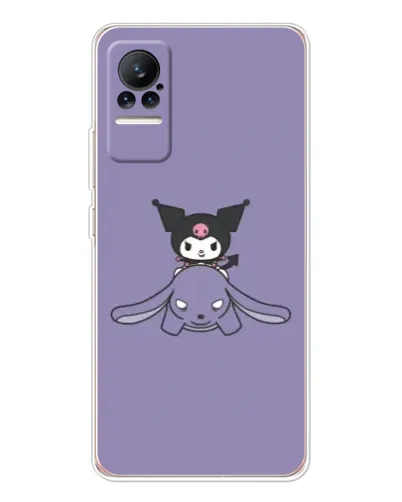 Чохол для Xiaomi Civi з картинкою «Kuromi на ліловому фоні»