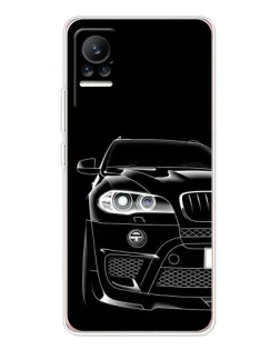 Чохол для Xiaomi Civi з картинкою «Темний силует BMW»