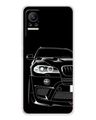 Чохол для Xiaomi Civi з картинкою «Темний силует BMW»