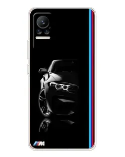 Чохол для Xiaomi Civi з картинкою «Силует BMW в темряві»