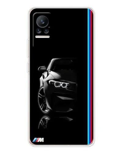 Чохол для Xiaomi Civi з картинкою «Силует BMW в темряві»