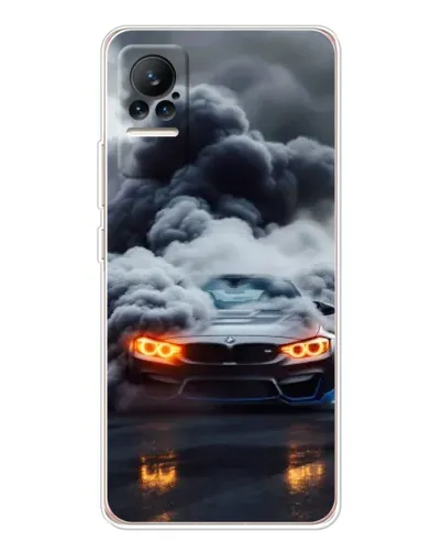 Чохол для Xiaomi Civi з картинкою «BMW у диму»