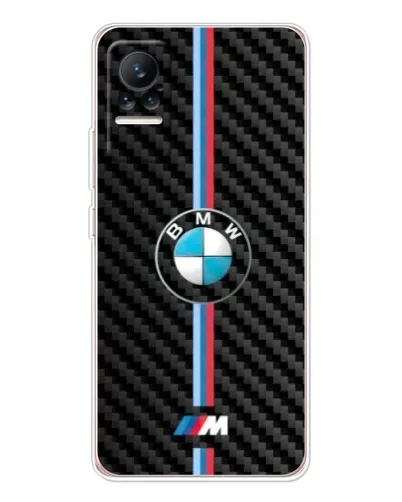 Чохол для Xiaomi Civi з картинкою «Емблема BMW та карбон»