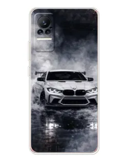 Чохол для Xiaomi Civi з картинкою «BMW крізь туман»