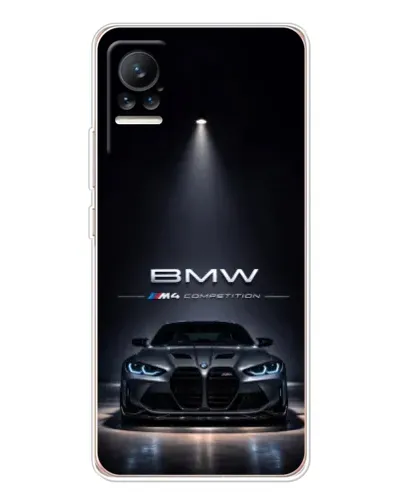 Чехол для Xiaomi Civi с картинкой «BMW сквозь ночной город» Чехол для Xiaomi Civi с картинкой «BMW сквозь ночной город»