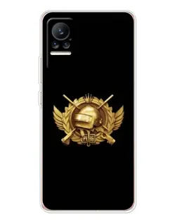 Чохол для Xiaomi Civi з картинкою «PUBG — помаранчевий градієнт»