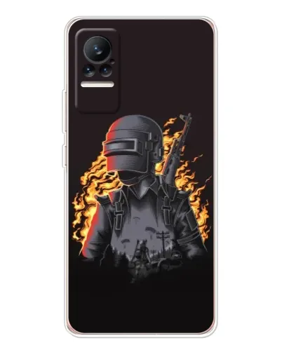 Чохол для Xiaomi Civi з картинкою «PUBG — вогняний силует» Чохол для Xiaomi Civi з картинкою «PUBG — вогняний силует»