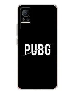 Чохол для Xiaomi Civi з картинкою «PUBG — білий логотип»