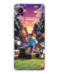 Чохол для Xiaomi Civi з картинкою «Стів на фермі»