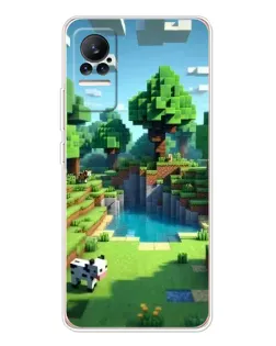 Чохол для Xiaomi Civi з картинкою «Minecraft літній день»