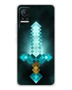 Чохол для Xiaomi Civi з картинкою «Алмазний меч неон»