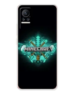 Чохол для Xiaomi Civi з картинкою «Minecraft Diamond лого»