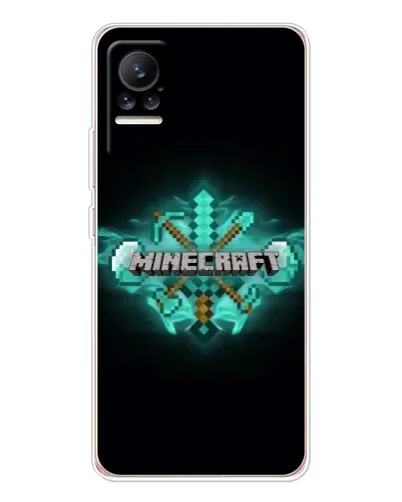 Чохол для Xiaomi Civi з картинкою «Minecraft Diamond лого» Чохол для Xiaomi Civi з картинкою «Minecraft Diamond лого»
