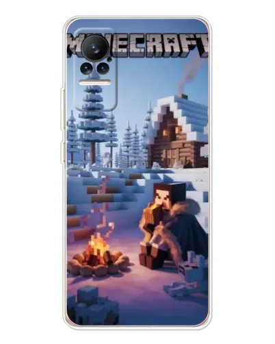 Чохол для Xiaomi Civi з картинкою «Зимовий Minecraft» Чохол для Xiaomi Civi з картинкою «Зимовий Minecraft»