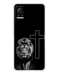 Чехол для Xiaomi Civi с картинкой «Лев и Крест» Чехол для Xiaomi Civi с картинкой «Лев и Крест»