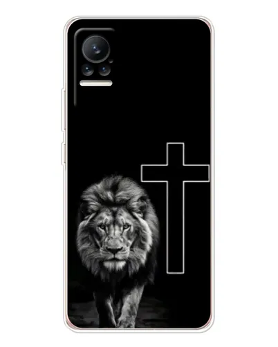 Чохол для Xiaomi Civi з картинкою «Лев та Хрест»