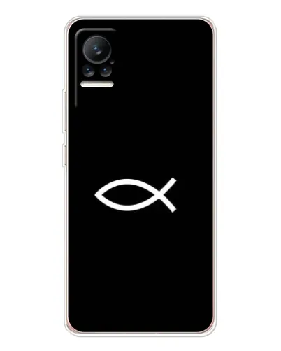 Чехол для Xiaomi Civi с картинкой «Символ рыбы Jesus» Чехол для Xiaomi Civi с картинкой «Символ рыбы Jesus»