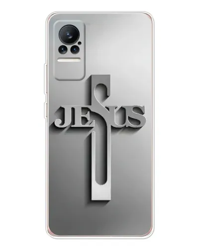 Чехол для Xiaomi Civi с картинкой «Металлический крест Jesus» Чехол для Xiaomi Civi с картинкой «Металлический крест Jesus»