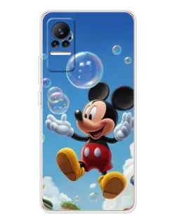 Чохол для Xiaomi Civi з картинкою «Mickey та мильні бульбашки»