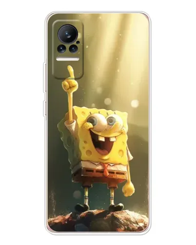Чохол для Xiaomi Civi з картинкою «Сяючий Спанч Боб»