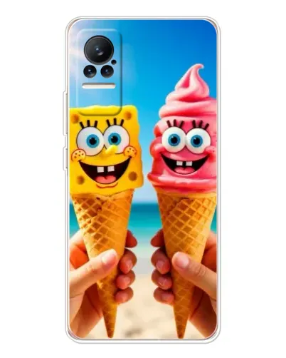 Чохол для Xiaomi Civi з картинкою «Спанч Боб морозиво»