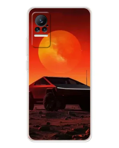 Чохол для Xiaomi Civi з картинкою «Cybertruck на Марсі»