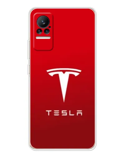 Чохол для Xiaomi Civi з картинкою «Tesla Red Classic»