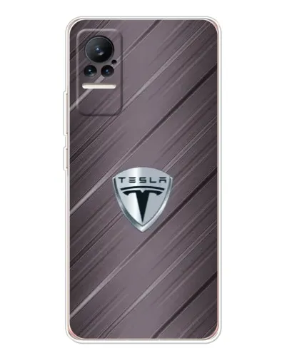 Чохол для Xiaomi Civi з картинкою «Металева текстура Tesla»