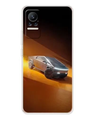 Чохол для Xiaomi Civi з картинкою «Cybertruck у пустелі»