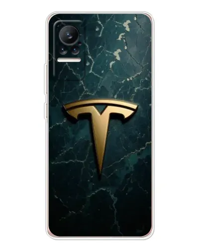 Чохол для Xiaomi Civi з картинкою «Мармурова Tesla Gold»