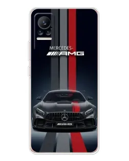 Чохол для Xiaomi Civi з картинкою «Mercedes — білий карбон»
