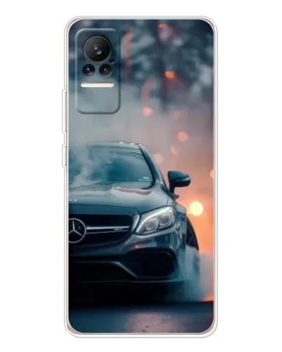 Чохол для Xiaomi Civi з картинкою «Mercedes — нічне місто»