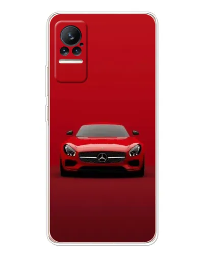 Чехол для Xiaomi Civi с картинкой «Красный Mercedes AMG»