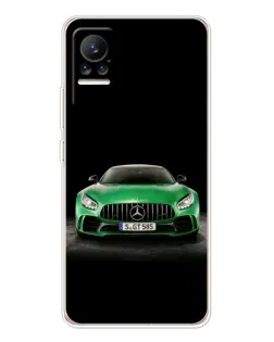 Чохол для Xiaomi Civi з картинкою «Mercedes — неоновий лого»