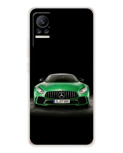 Чохол для Xiaomi Civi з картинкою «Mercedes — неоновий лого»