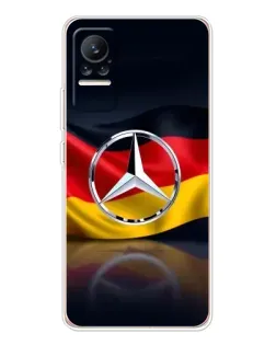 Чохол для Xiaomi Civi з картинкою «Mercedes — прапор Німеччини»