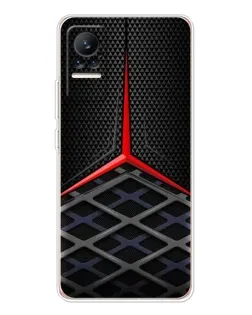 Чохол для Xiaomi Civi з картинкою «Mercedes Carbon Grid»