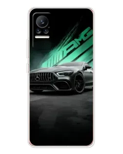 Чохол для Xiaomi Civi з картинкою «Темний Mercedes AMG»
