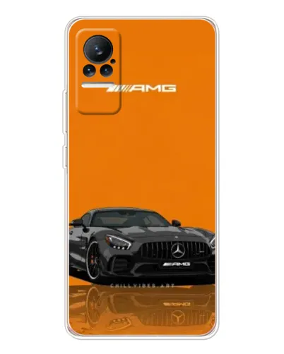 Чохол для Xiaomi Civi з картинкою «Помаранчевий Mercedes AMG»