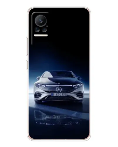 Чохол для Xiaomi Civi з картинкою «Нічний Mercedes EQ»