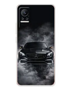 Чохол для Xiaomi Civi з картинкою «Mercedes у диму»