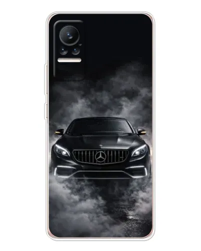 Чохол для Xiaomi Civi з картинкою «Mercedes у диму»