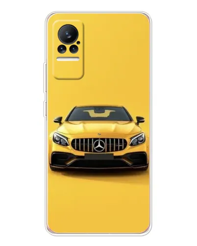 Чохол для Xiaomi Civi з картинкою «Жовтий Mercedes GT»